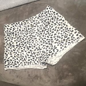 American Eagle Leopard Shorts
